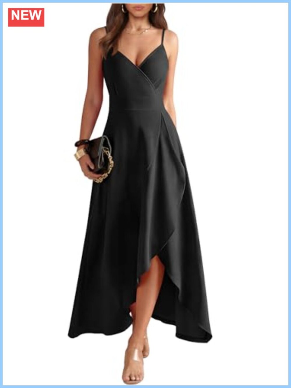ANRABESS Women's Formal Long Dress V-Neck Cocktail Evening Gown